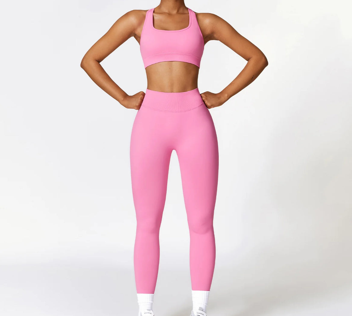Scrunch Legging and Bra Set