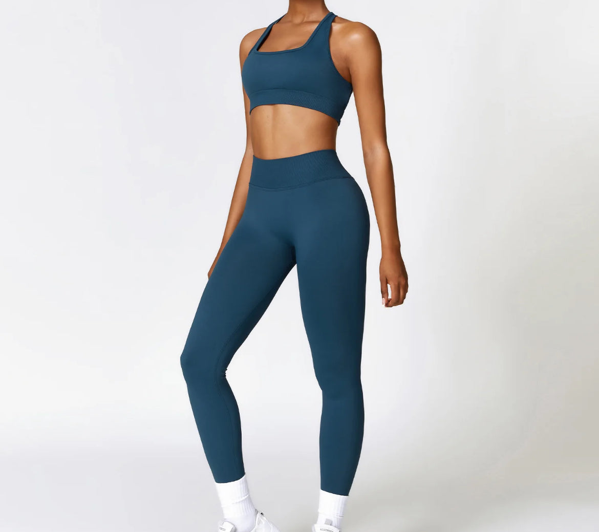 Scrunch Legging and Bra Set