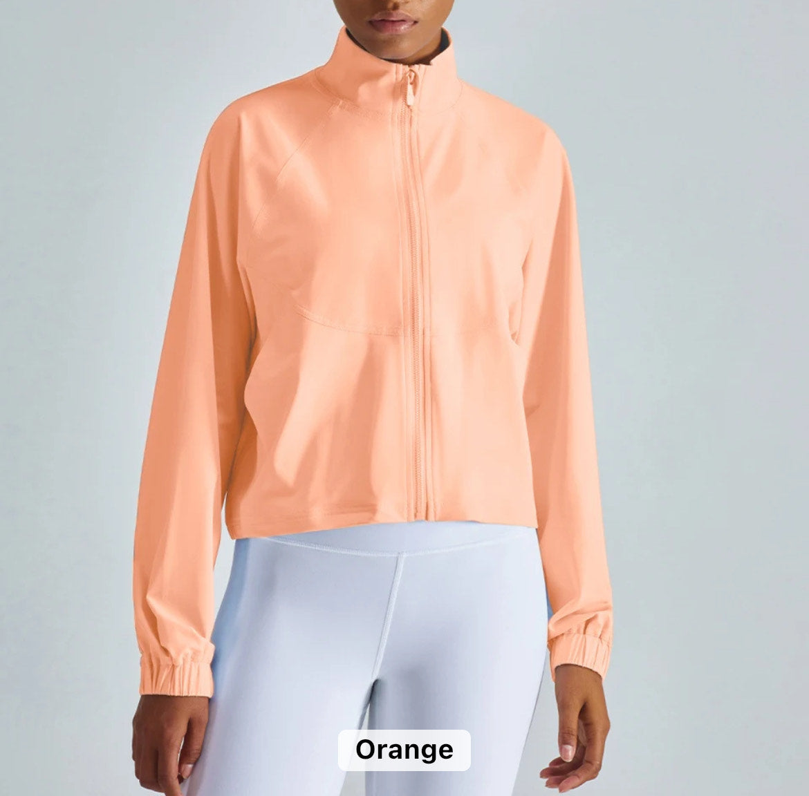 Womens Lightweight Full Zip Athletic Jacket