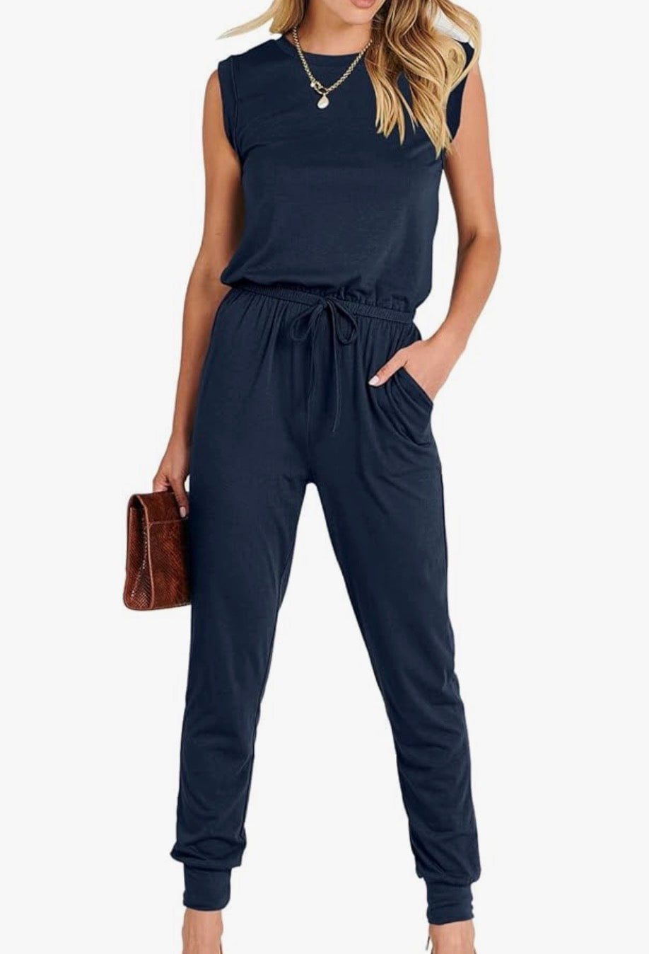 High neck jumpsuit