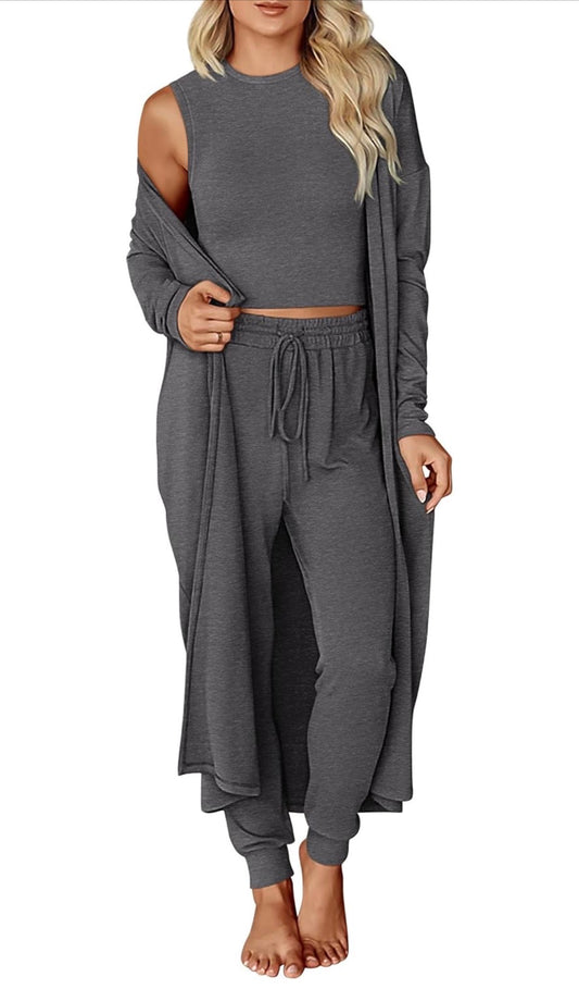 Tank, jogger, and sweater set