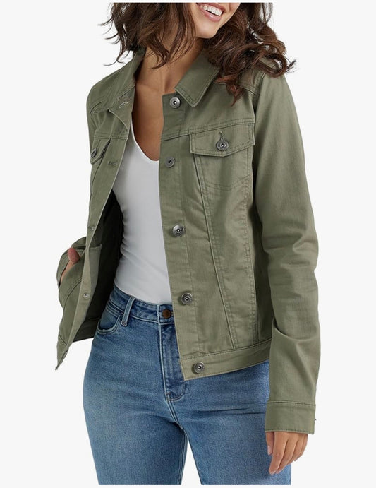 Stretch denim jacket