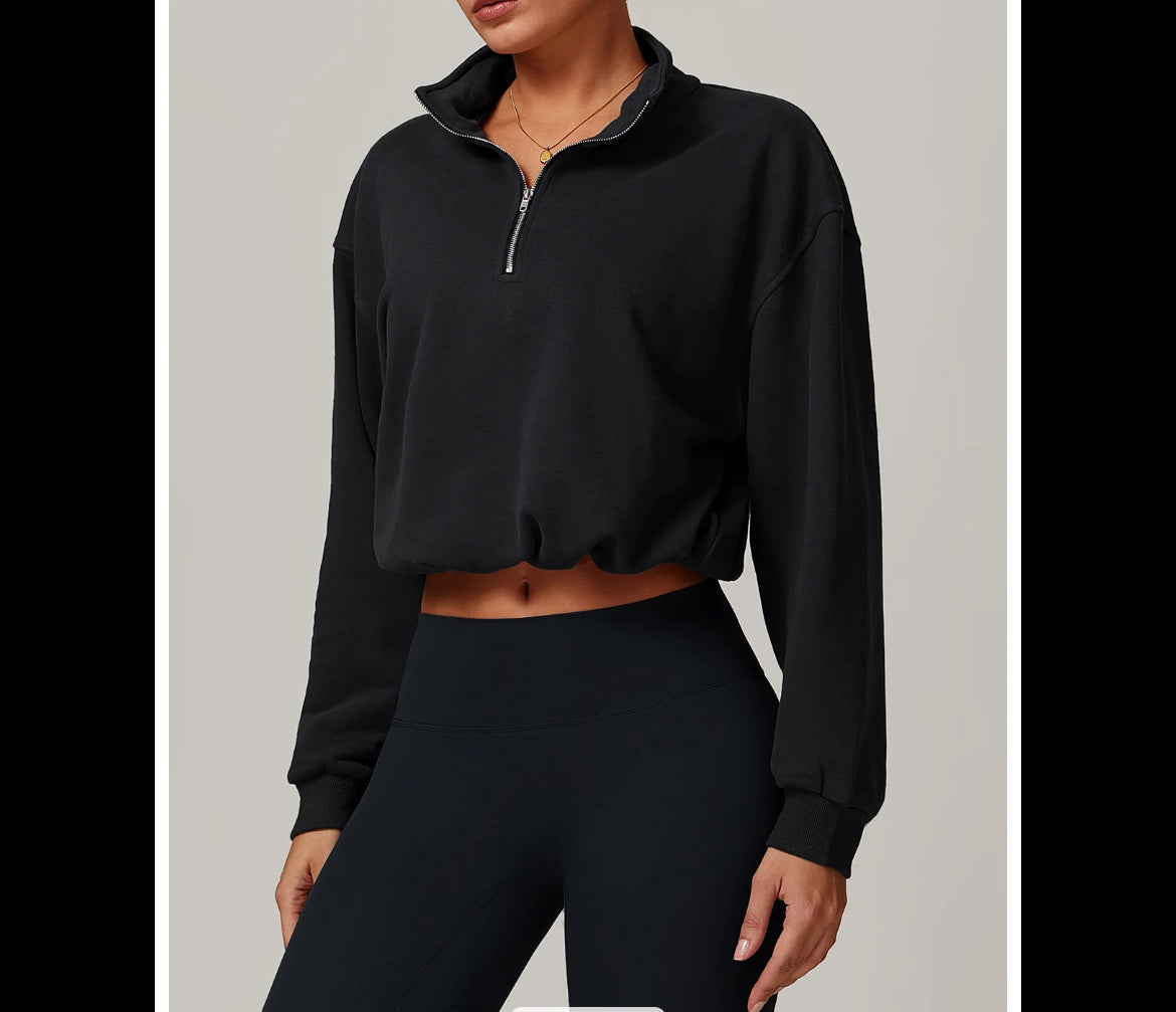 Women’s Cropped Quarter Zip