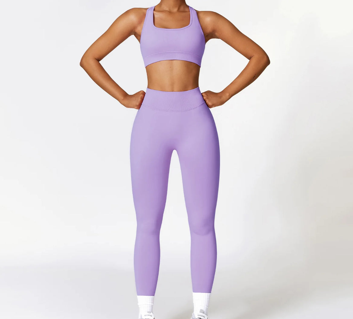 Scrunch Legging and Bra Set