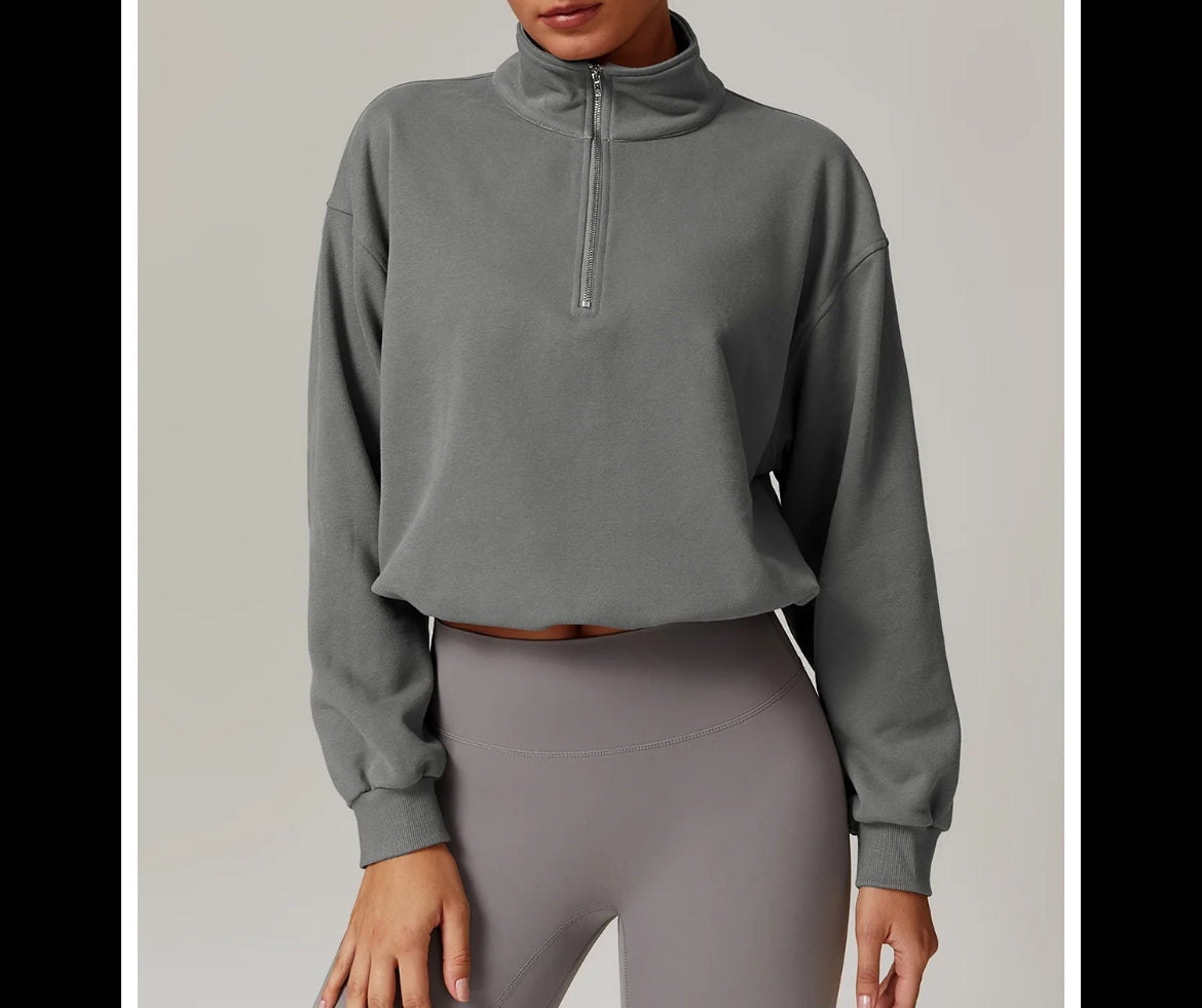 Women’s Cropped Quarter Zip