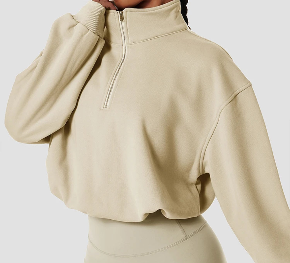 Women’s Cropped Quarter Zip